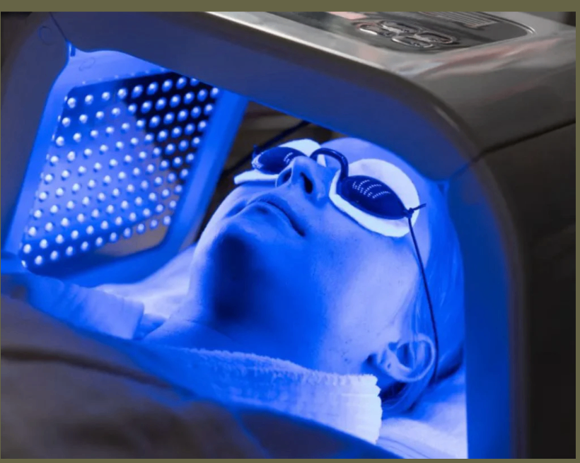 Clear Skin Blue Light Facial treatment